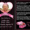 Ella Grace 1st Birthday Invite